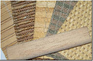 Образцы цвета джутовых полотен и нижней балки